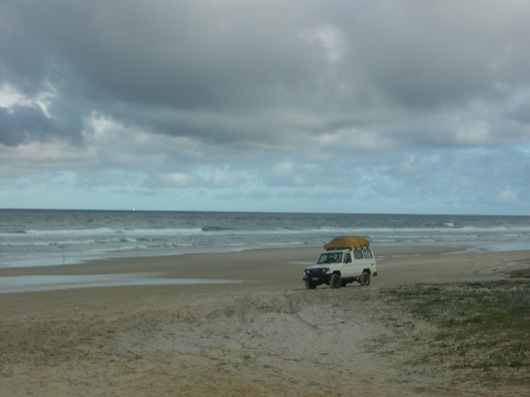 Jeep on Beach