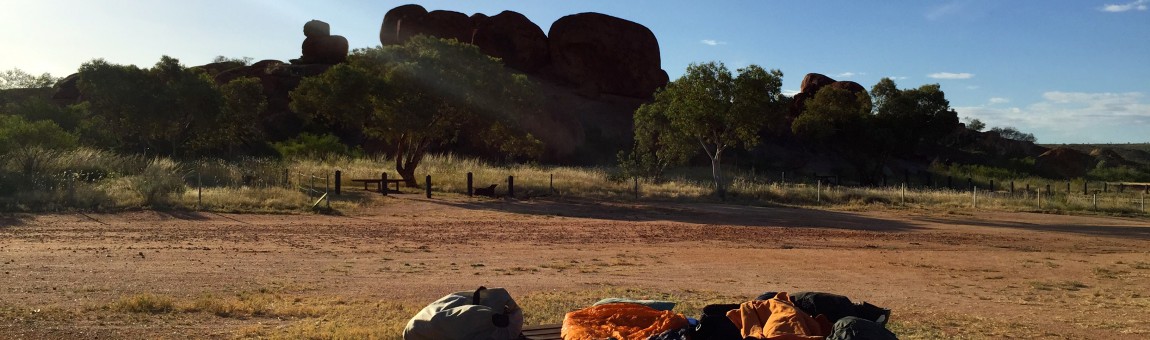 Melbourne-Darwin Day 15 / Alice Springs – Devils Marbles 414km